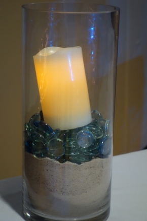 Candle-Light-Sea-Glass-Sand-Decor-Atlanta-Party-Planning